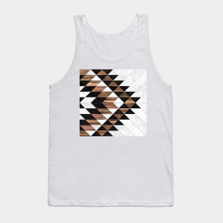 Urban Tribal Pattern No.9 - Aztec - Concrete and Wood Tank Top